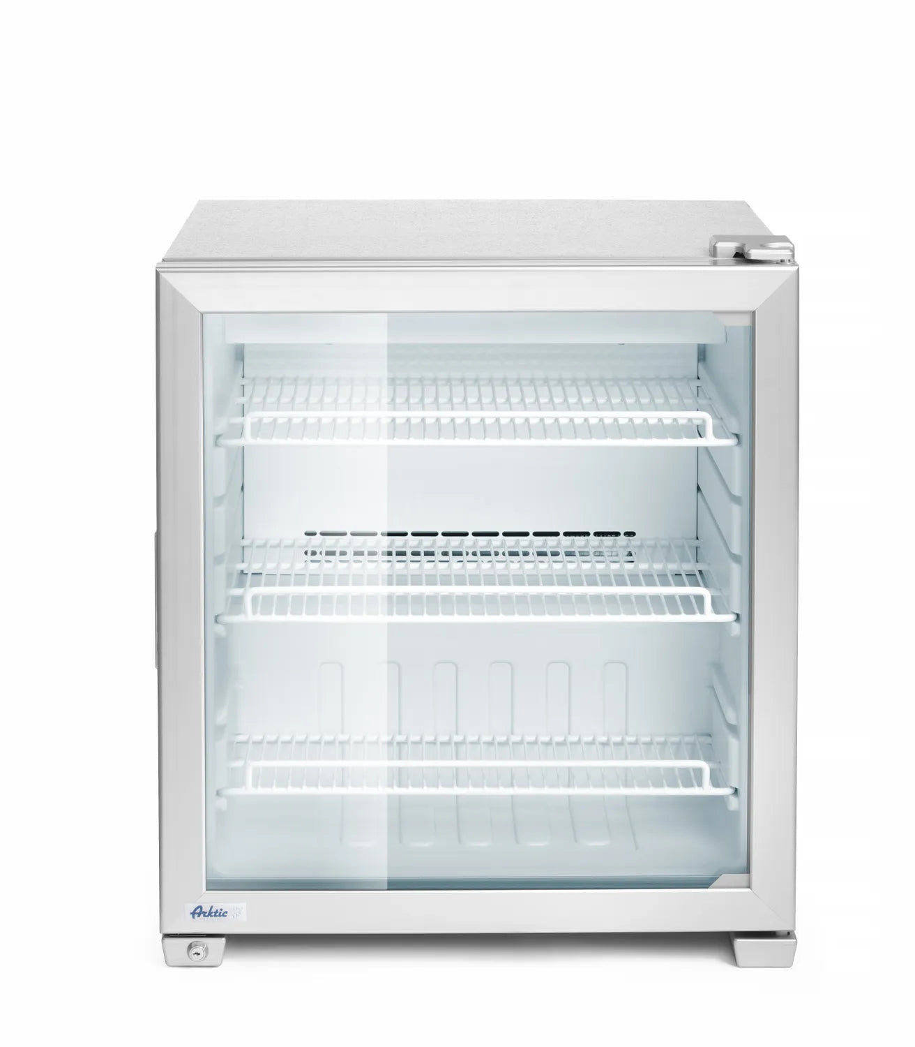 HENDI displayfrys 90 L med front i glas och tre hyllplan