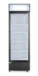 HENDI 335 L Displaykyl frontvy med fyra hyllor