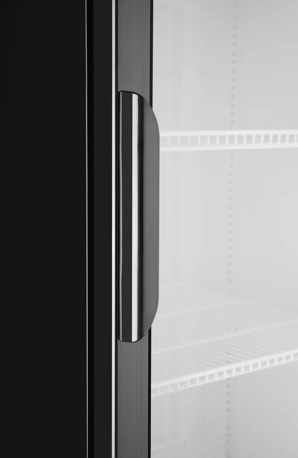 HENDI 335 L Exponeringskyl dörrhandtag i svart aluminium