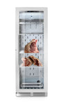 HENDI Dry aging-skåp 352 L Ventilerad, sedd diagonalt framifrån mot vit bakgrund