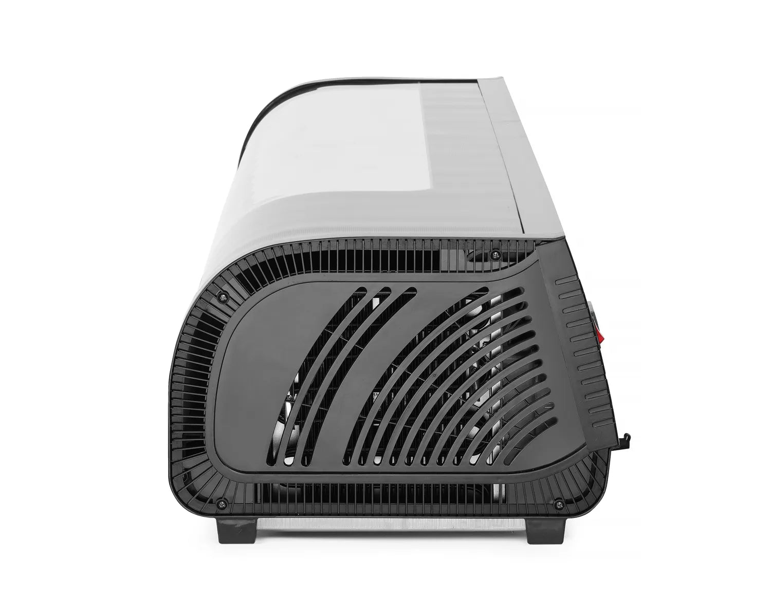 HENDI Sushi Kyldisk 4x GN 1/3 42 L, sedd i vinkel mot vit bakgrund med glasdörren stängd