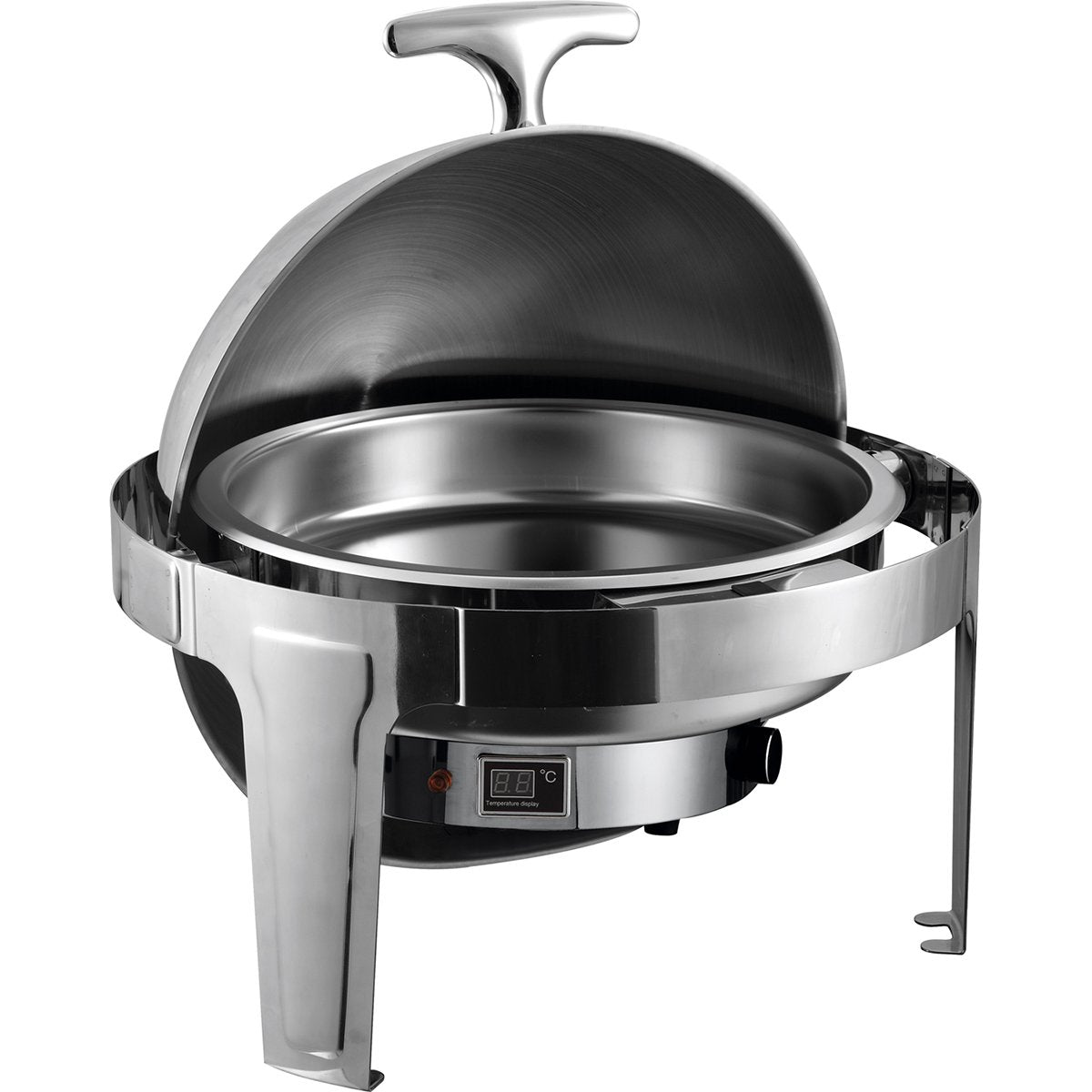 Adexa RA2101B Premium Chafing Dish Rulltopp Rund 6 liter