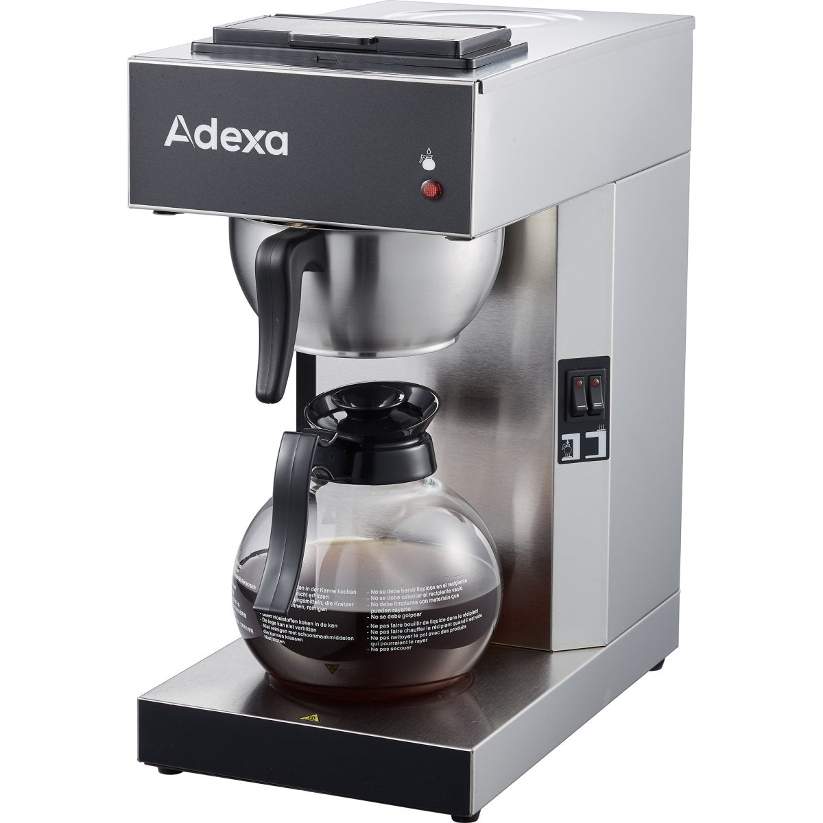 Adexa RBG2086 Professionell Kaffebryggare 2 Värmeplattor