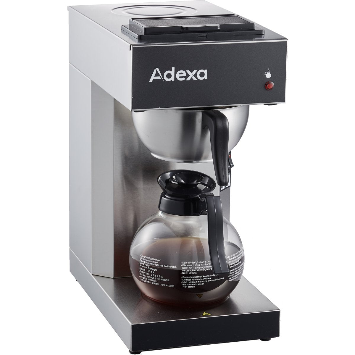 Adexa RBG2086 Professionell Kaffebryggare 2 Värmeplattor