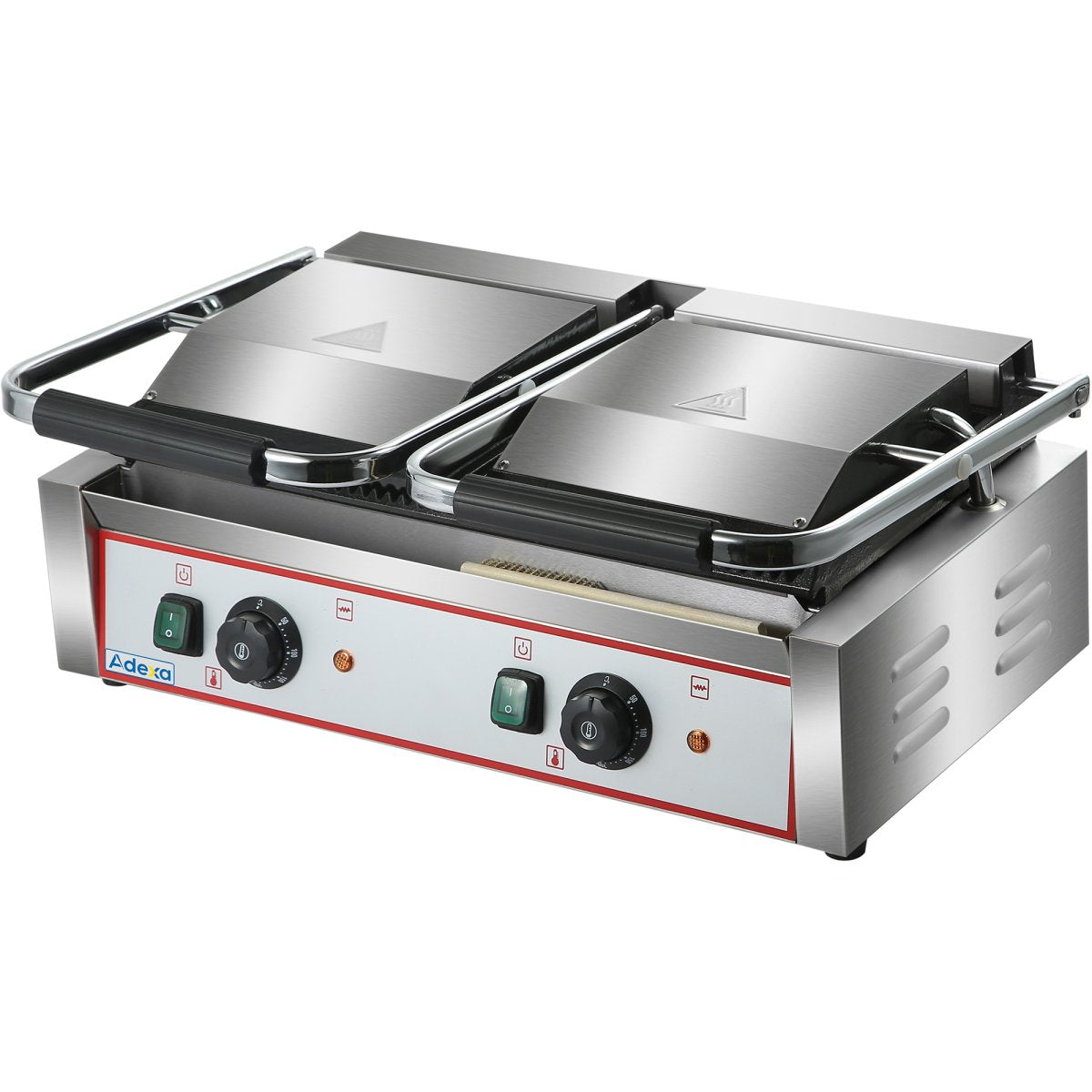 Adexa HEG813/HEG813A/HEG813B Professionell Dubbel Klämgrill 3,6 kW