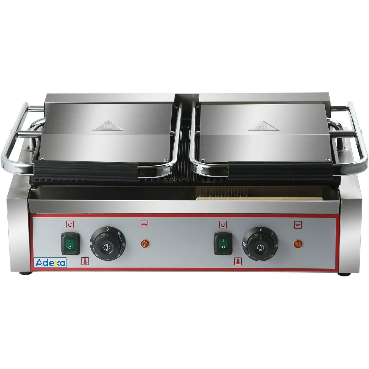 Adexa HEG813/HEG813A/HEG813B Professionell Dubbel Klämgrill 3,6 kW