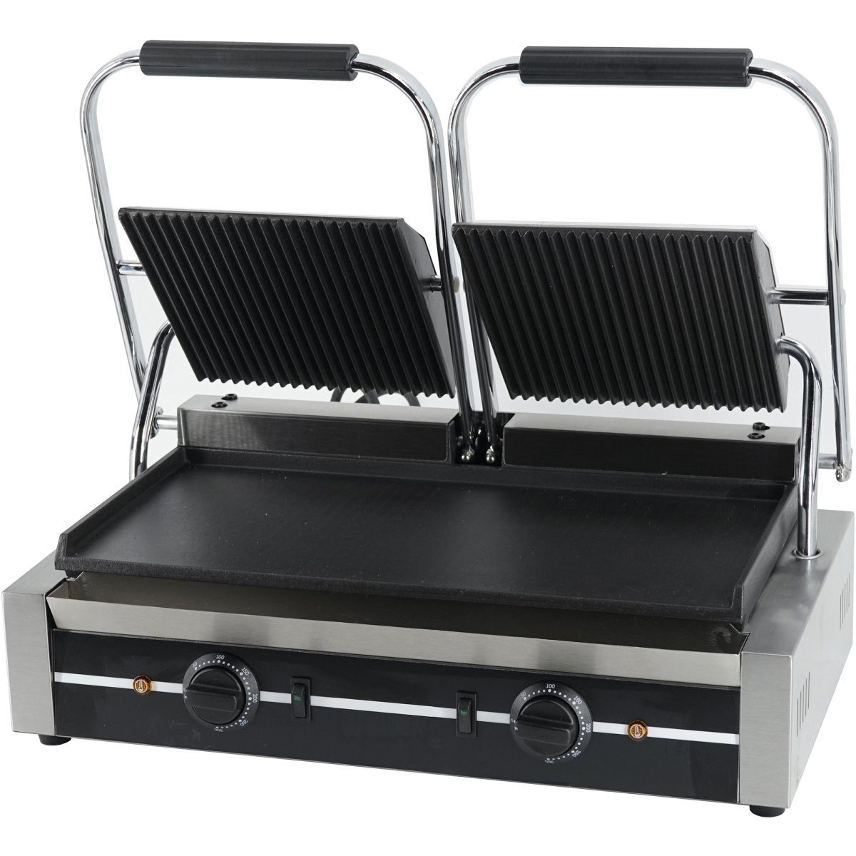 Adexa EG03B/EG03C Professionell Dubbel Klämgrill 3600W