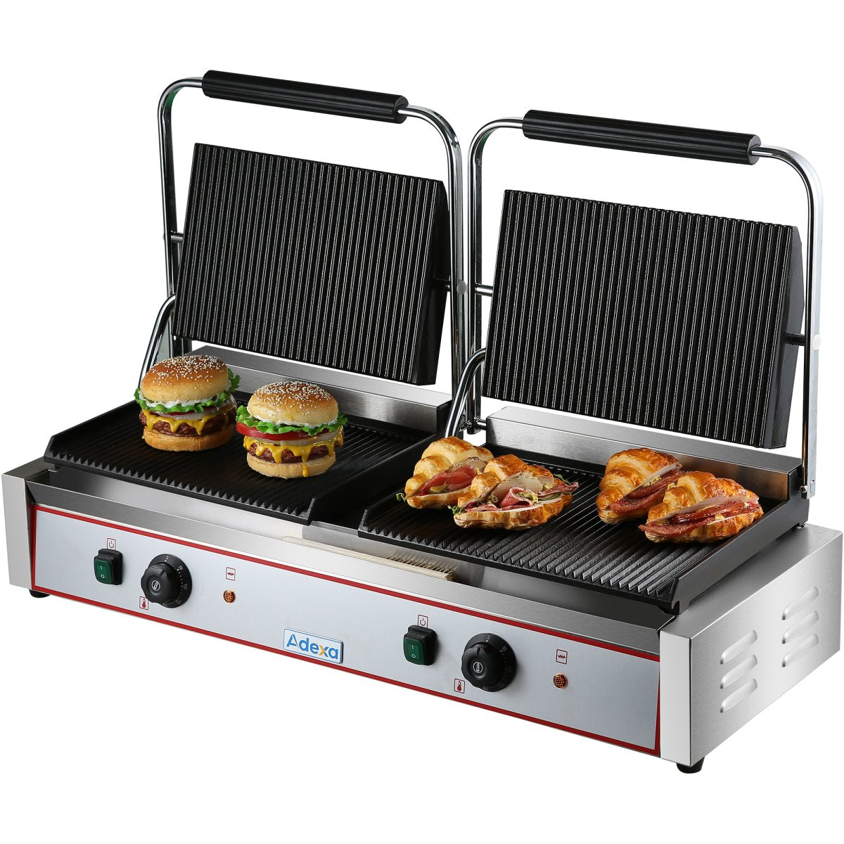 Adexa HEG813E/HEG813EA/HEG813EB Professionell Dubbel XL-Klämgrill