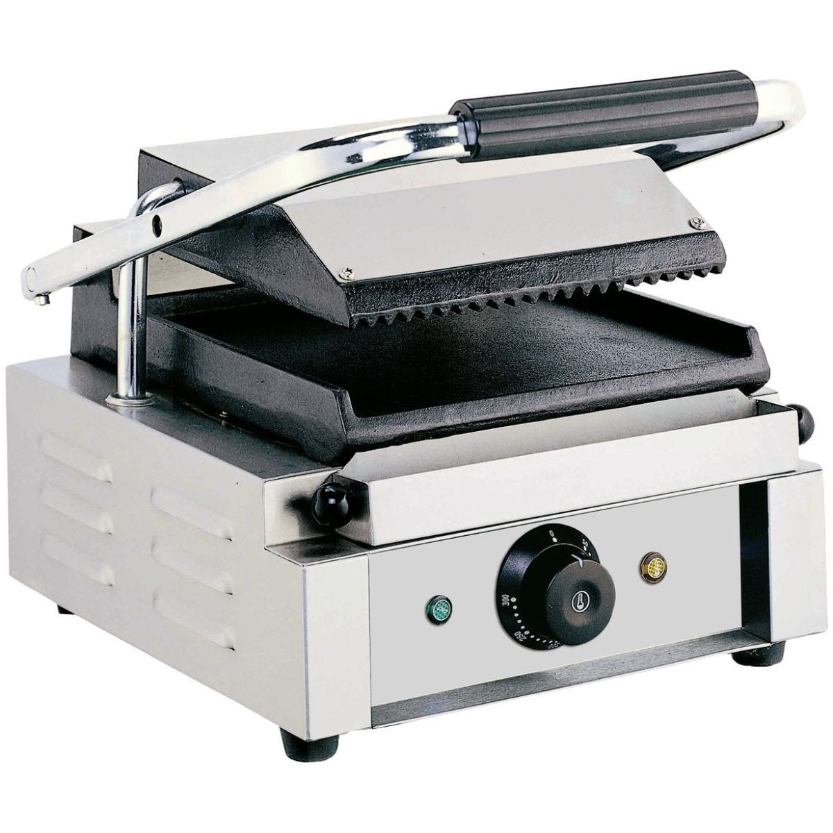 Adexa EG01B/EG01C Professionell Klämgrill 1800W Gjutjärn