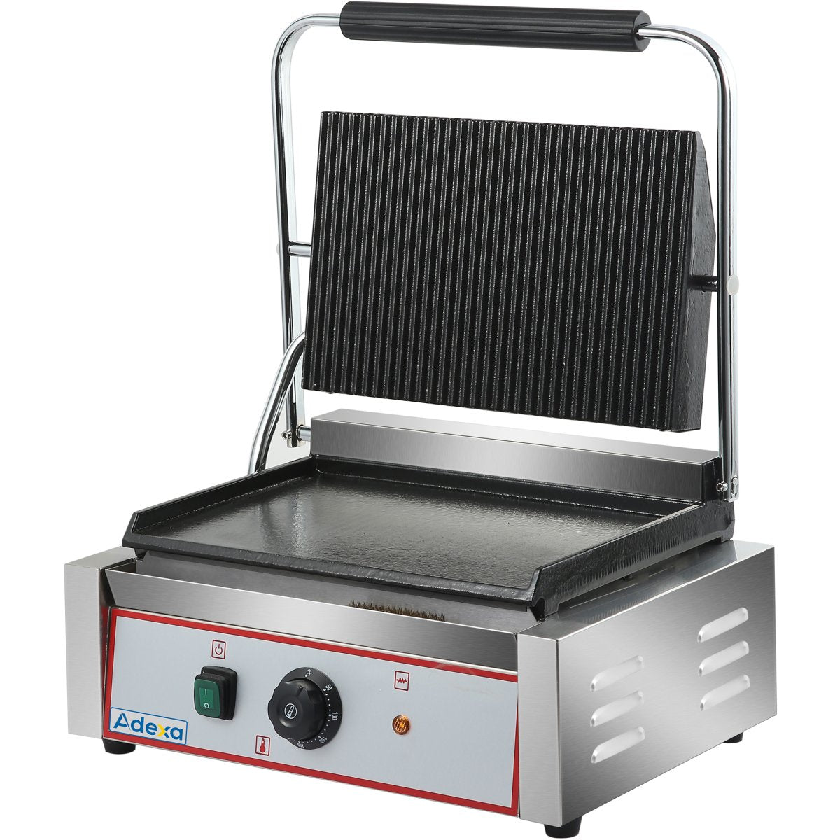 Adexa HEG811EA/HEG811EB Professionell Klämgrill 2200W Gjutjärn