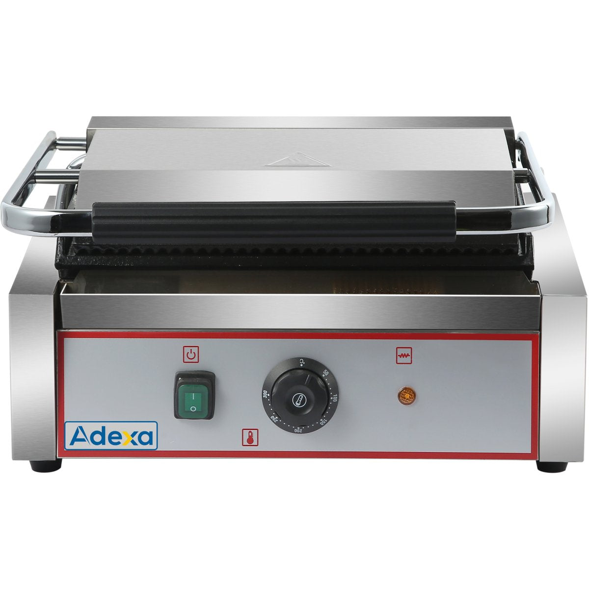 Adexa HEG811EA/HEG811EB Professionell Klämgrill 2200W Gjutjärn