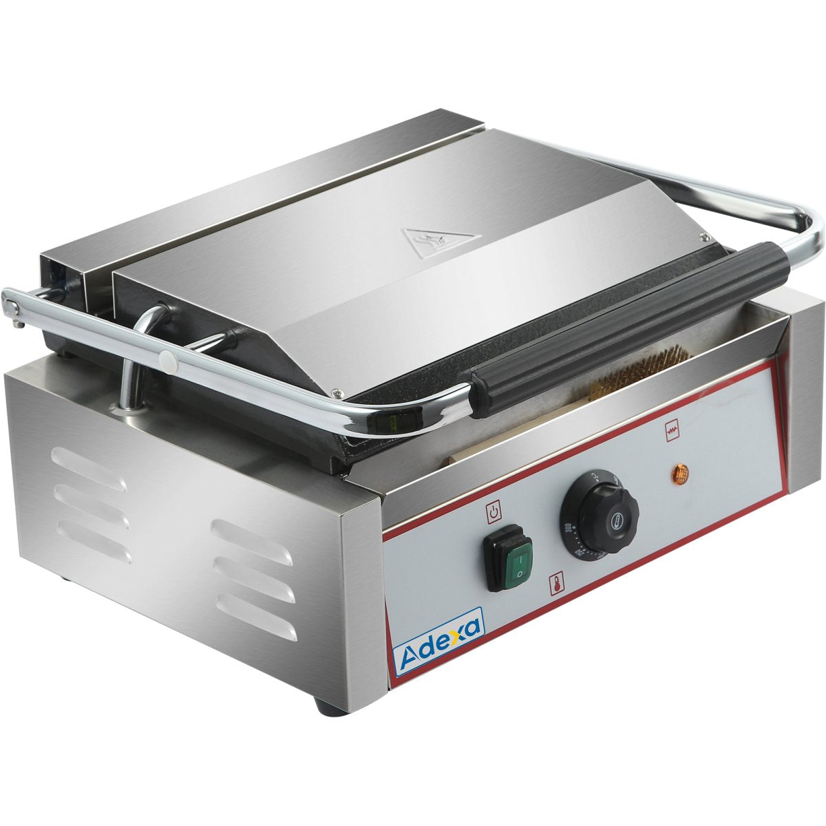 Adexa HEG811EA/HEG811EB Professionell Klämgrill 2200W Gjutjärn