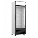 SARO GTK 370 Displaykyl med fem hyllor och toppskylt