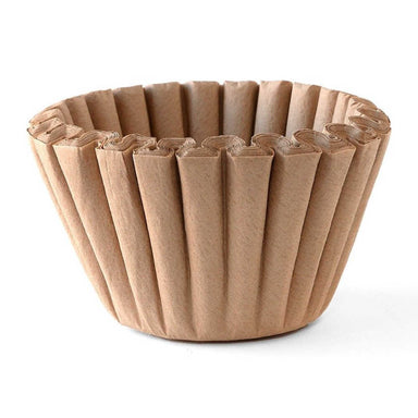 SARO Brunt Filtrerpapper i veckad form för kaffebryggare.