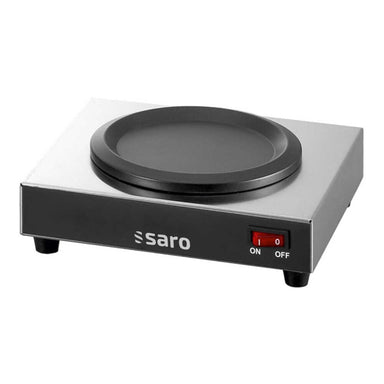 SARO HP1 Värmeplatta i rostfritt stål med strömbrytare.