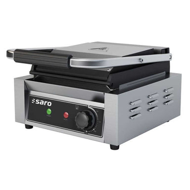 SARO PG 1 Kontaktgrill Kompakt med Rostfri Stålkonstruktion