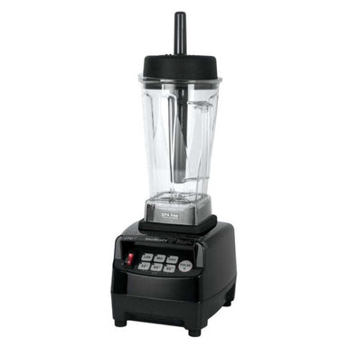 Svart SARO TM-800 Blender fylld med frukt redo för mixning.