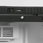 Övre kontrollpanel och lås på Tefcold SCU1220 Displaykyl.