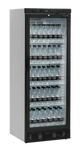 Tefcold SCU1280 Displaykyl fylld med vattenflaskor i flera rader