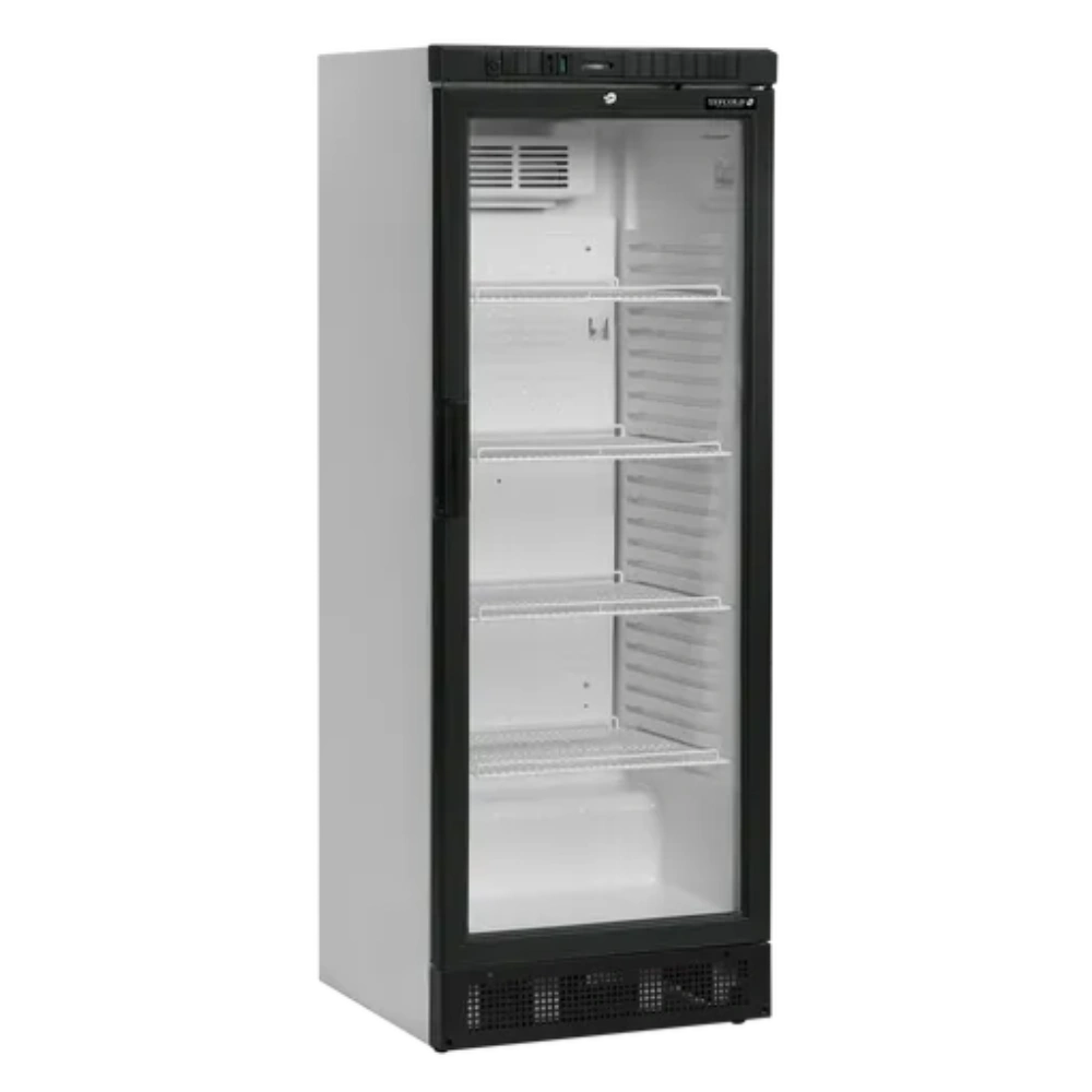 TEFCOLD SCU1280 Dryckeskyl med tomma hyllor och invändig belysning