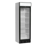 Tefcold SCU1375CP Displaykyl med tomma hyllor och belysning
