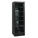 Tefcold SCU1425H Displaykyl med svart interiör och flera hyllor.