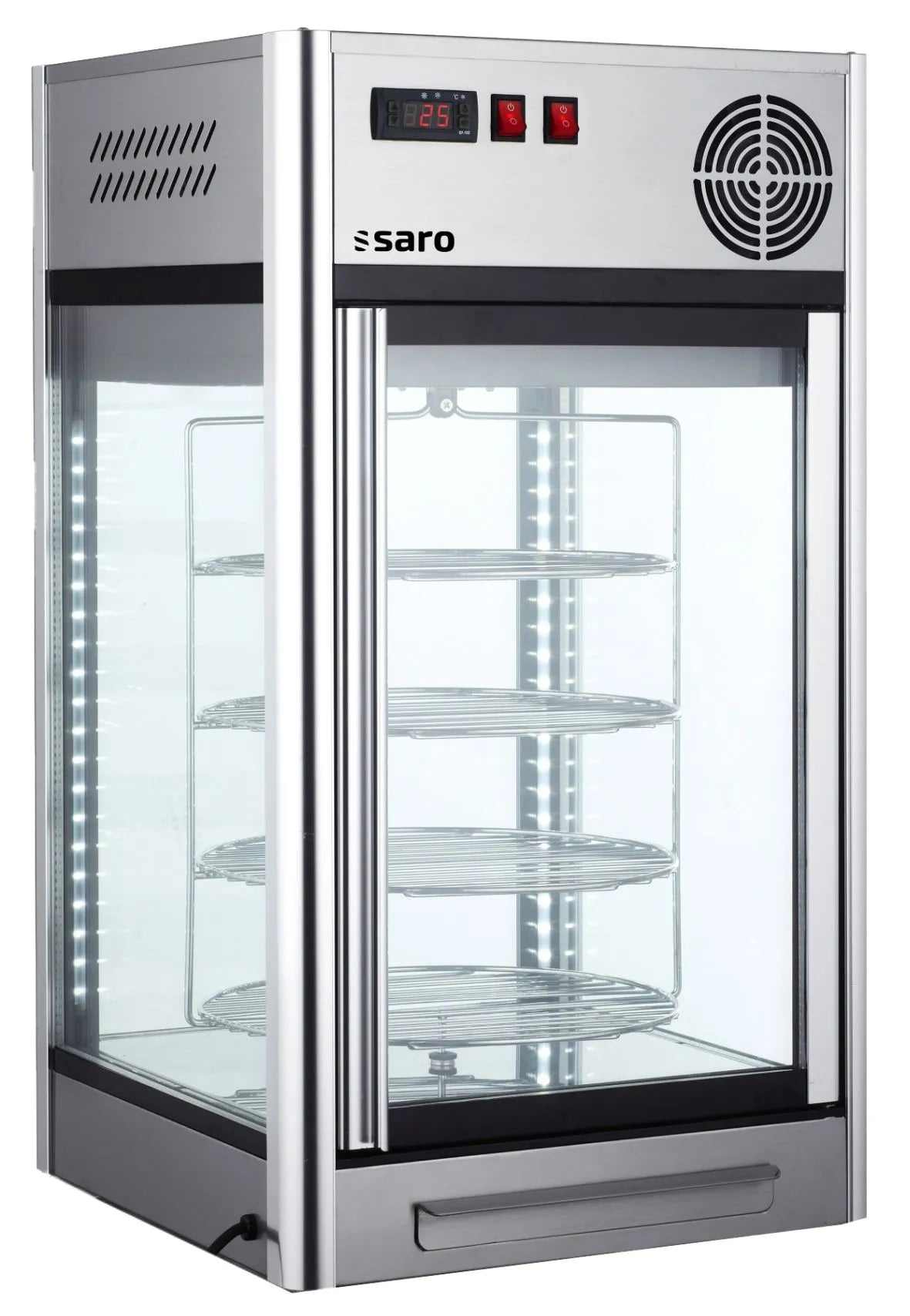 Saro Gastro ISABELL Kylmonter Ventilerad, sedd rakt framifrån mot vit bakgrund
