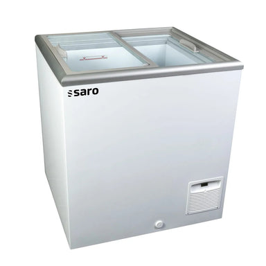 Saro Gastro NOVA 22-2BC100A Frysbox 205 L, sedd rakt framifrån mot vit bakgrund