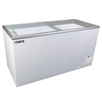 Saro Gastro NOVA 53-2BC120A Frysbox 503 L, sedd från sidan mot vit bakgrund