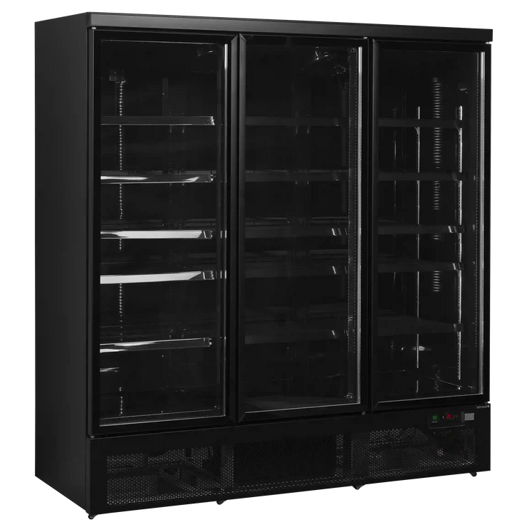 TEFCOLD Atom Maxi C3DB displaykyl med svart insida