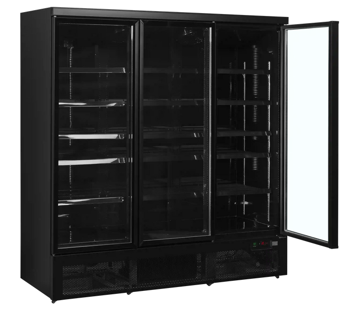 TEFCOLD Atom Maxi C3DB displaykyl med öppen dörr