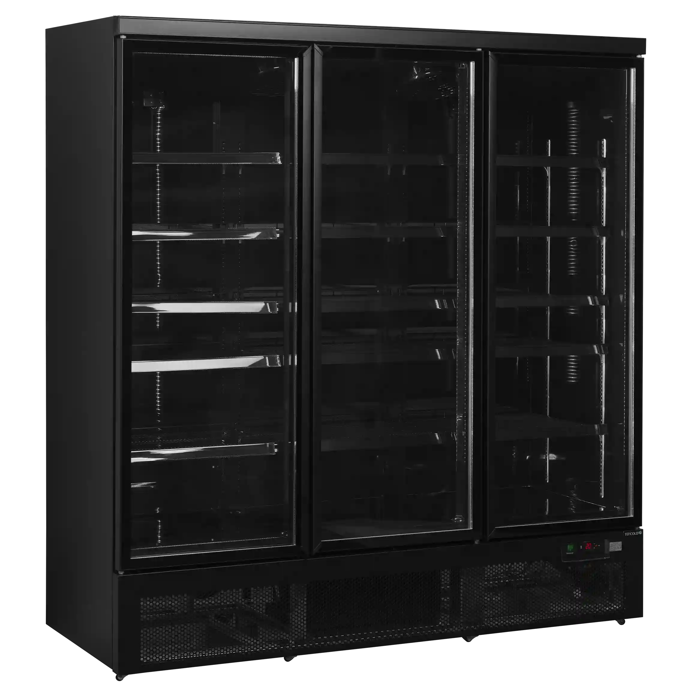 Tefcold Atom Maxi C3DB displaykyl med svart insida