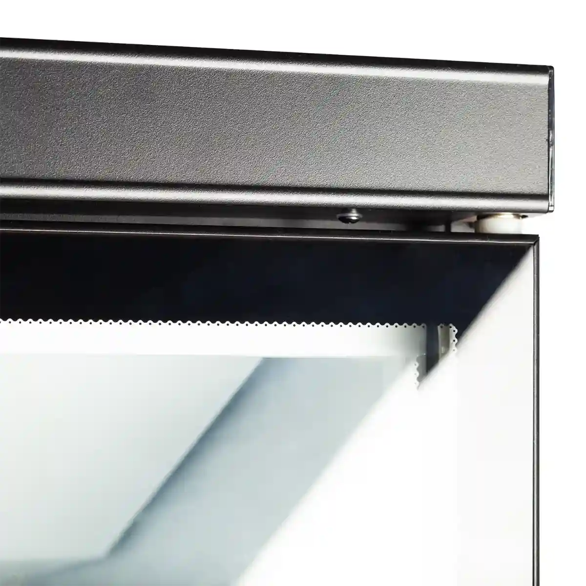 Övre dörrparti i Tefcold Atom Maxi C3DB displaykyl