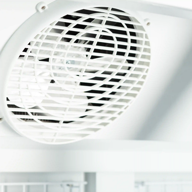 Fläkt och ventilation i TEFCOLD Atom Maxi F2DB displayfrys