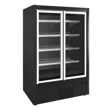 Tom TEFCOLD EXTRA1250FD väggfrys med glasdörrar