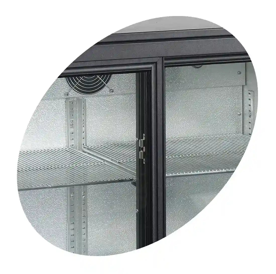 TEFCOLD BA30S-3 Barkyl 311 L, detaljbild på ventilation eller baksida