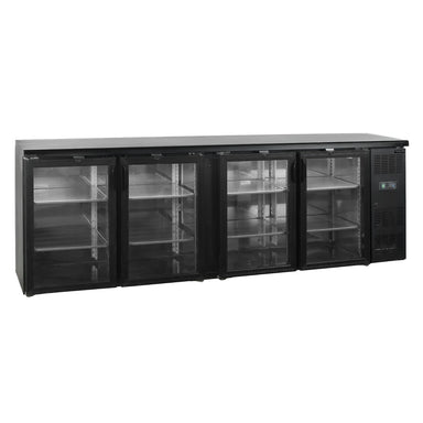 TEFCOLD CBC410G Barkyl 630 L, sedd rakt framifrån mot vit bakgrund