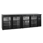 TEFCOLD CBC410G Barkyl 630 L, sedd rakt framifrån mot vit bakgrund