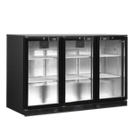 TEFCOLD DB301H-3 Barkyl 300 L, sedd rakt framifrån mot vit bakgrund