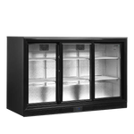 TEFCOLD DB301S-3 Barkyl 300 L, sedd rakt framifrån mot vit bakgrund
