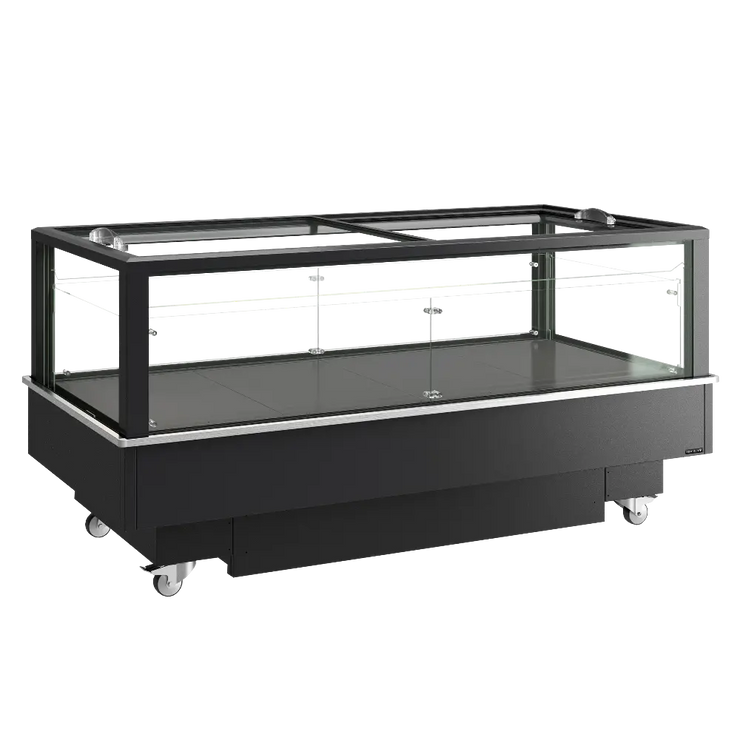 Tom TEFCOLD EIB D1020 B1 frysgondol med glas runt om