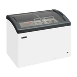 TEFCOLD FOCUS 106 Frysbox 270 L, sedd rakt framifrån mot vit bakgrund
