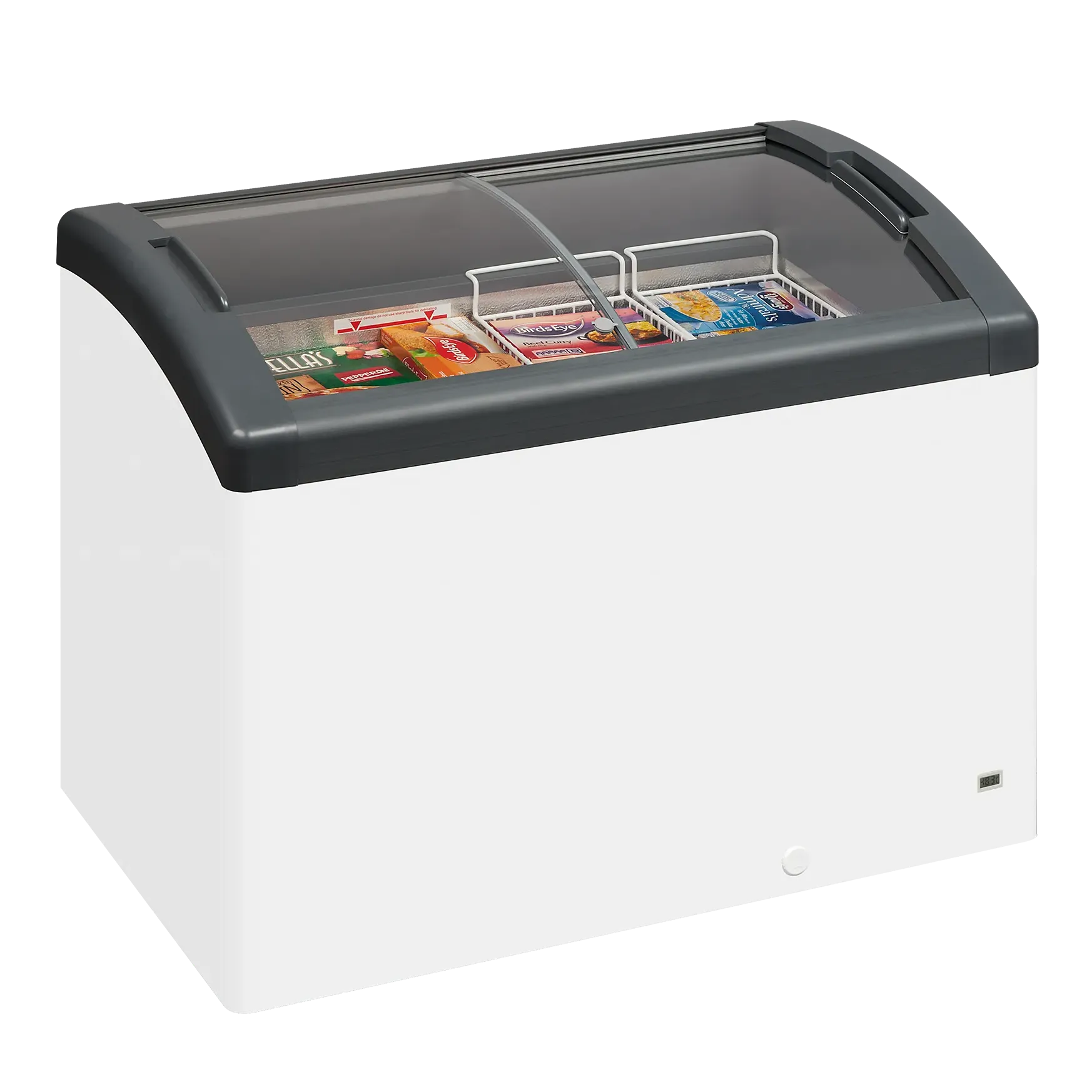 TEFCOLD FOCUS 106 Frysbox 270 L, närbild på en yta eller detalj på utsidan