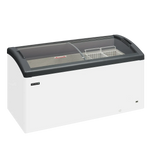 TEFCOLD FOCUS 151 Frysbox 418 L, sedd rakt framifrån mot vit bakgrund