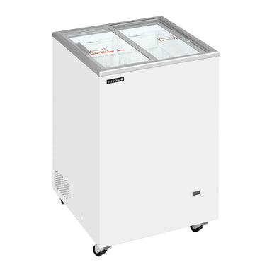 TEFCOLD IC102SC Frysbox 108 L, sedd rakt framifrån mot vit bakgrund