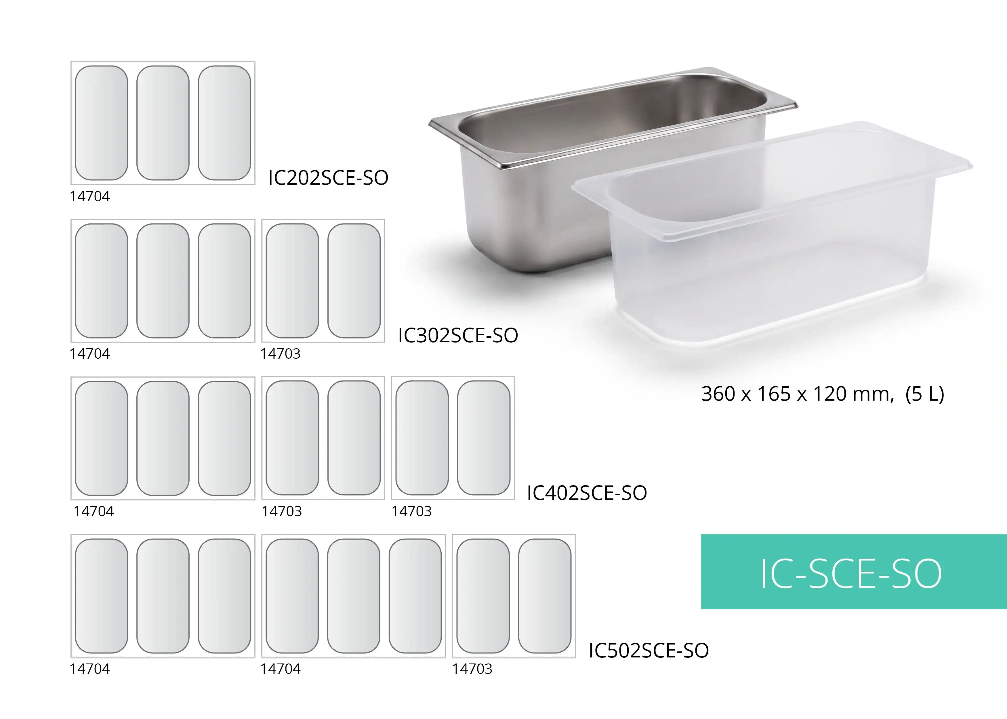 TEFCOLD IC302SCE-SO Glassfrys 264 L, sedd i vinkel mot vit bakgrund med glaslocket stängd