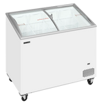 TEFCOLD IC302SCEB Frysbox 286 L, sedd rakt framifrån mot vit bakgrund