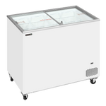 TEFCOLD IC302SC Frysbox 296 L, sedd rakt framifrån mot vit bakgrund