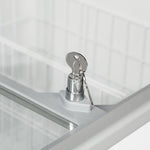 TEFCOLD IC302SC Frysbox 296 L, detaljbild på beslag eller hantering