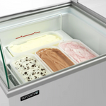 TEFCOLD IC402SC-SO Glassfrys 401 L, detaljbild på ventilation eller baksida